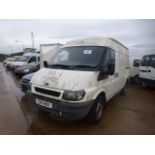 Ford Transit diesel van, fully lined and racked out with side loading door.Direct fire service.