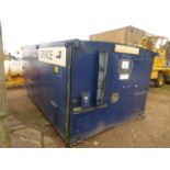 Demountable office/workshop, fully insulated.