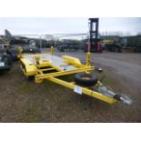 Twin axle plant/car trailer.Direct Highways Authority.
