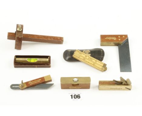 Five miniature tools by SANDERSON G+