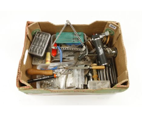 A quantity of jewellers tools etc G
