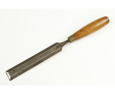 A 1 1/2" bevel edge chisel by SORBY but the boxwood handle marked GRIFFITHS Norwich (ill p.25 NTM) G