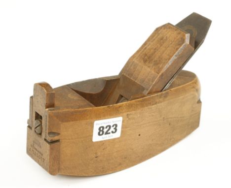A little used beech compass plane by KING &amp; Co Hull with adjustable toe F