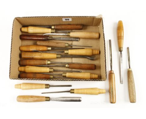19 carving tools by J.B. ADDIS G+ 