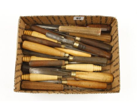 21 carving tools by JB and SJ ADDIS G+ 