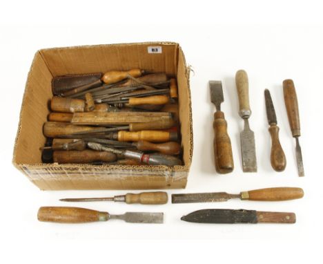 A quantity of chisels and other tools G- 