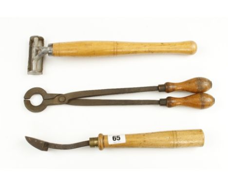 Three unusual tools, purpose unknown G