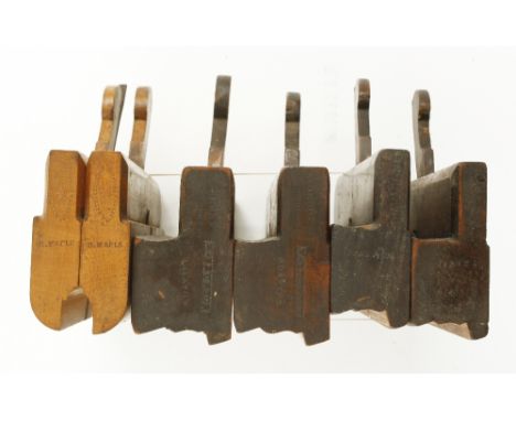 A pair of little used of half rounds by MATHIESON and two pairs of sash planes(one replaced wedge) G+ 
