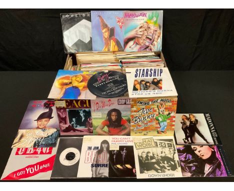 Vinyl Records - 45rpm singles various genres and artists including The Rolling Stones, The Jam, Kraftwerk, David Bowie and Mi