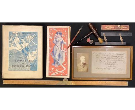 Boxes &amp; Objects - a Victorian tooled and gilt leather travelling pocket journal, the Condensed Diary, 1890, conforming sl