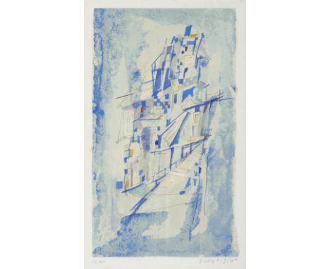 Maria Helena Vieira da Silva (1908-1992)"Janelas Verdes I"Silkscreen on paperSigned and numbered 138/20029,5x18 cm