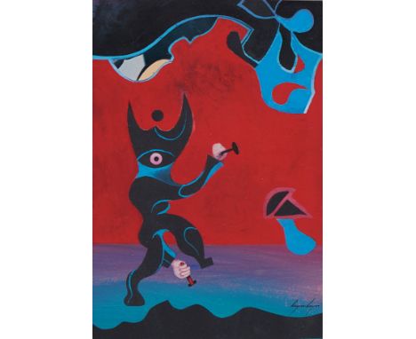Cruzeiro Seixas (1920-2020)UntitledMixed media with collage on paperSigned22x16 cm