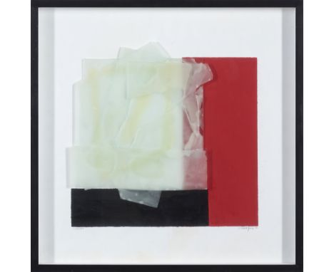 Rafael Canogar (b. 1935)"Candileja"Mixed media with glass, oil, and paraffin on wood panelSigned and dated 0360x60 cm