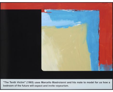 João Louro (b. 1963)"Blind Image #87 E", 2004Acrylic on canvas and plexiglassSigned on the reverse150x180 cm
