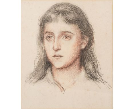 * Vanessa Bell, nee Stephen [1879-1961]-A portrait study of Maud Milman:-, circa 1905transcribed on an old label applied to t