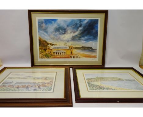'After the Storm, The Spa, Scarborough', ltd.ed print no 3/200 Douglas Gray signed and numbered in pencil, Scarborough two lt