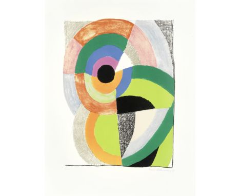 Sonia Delaunay (French, 1885-1979)Composition Orphique Lithograph printed in colours, 1969, on wove, signed, dated and number