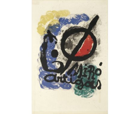 Joan Miró (Spanish, 1893-1983)Affiche pour l'Exposition Miró-Artigas (Mourlot  338) Lithograph printed in colours, 1963, on R