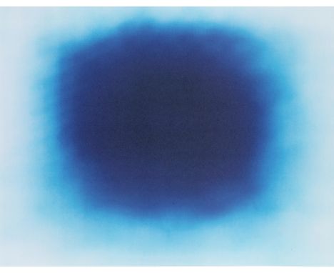 Anish Kapoor (British, born 1954)Breathing Blue (2020) Digital print in colours, 2020, on wove, numbered 30/100 in pencil, pu