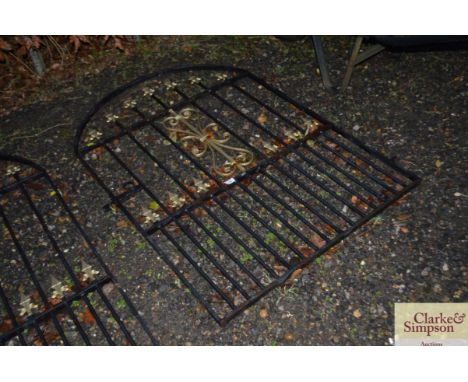 A wrought iron gate 