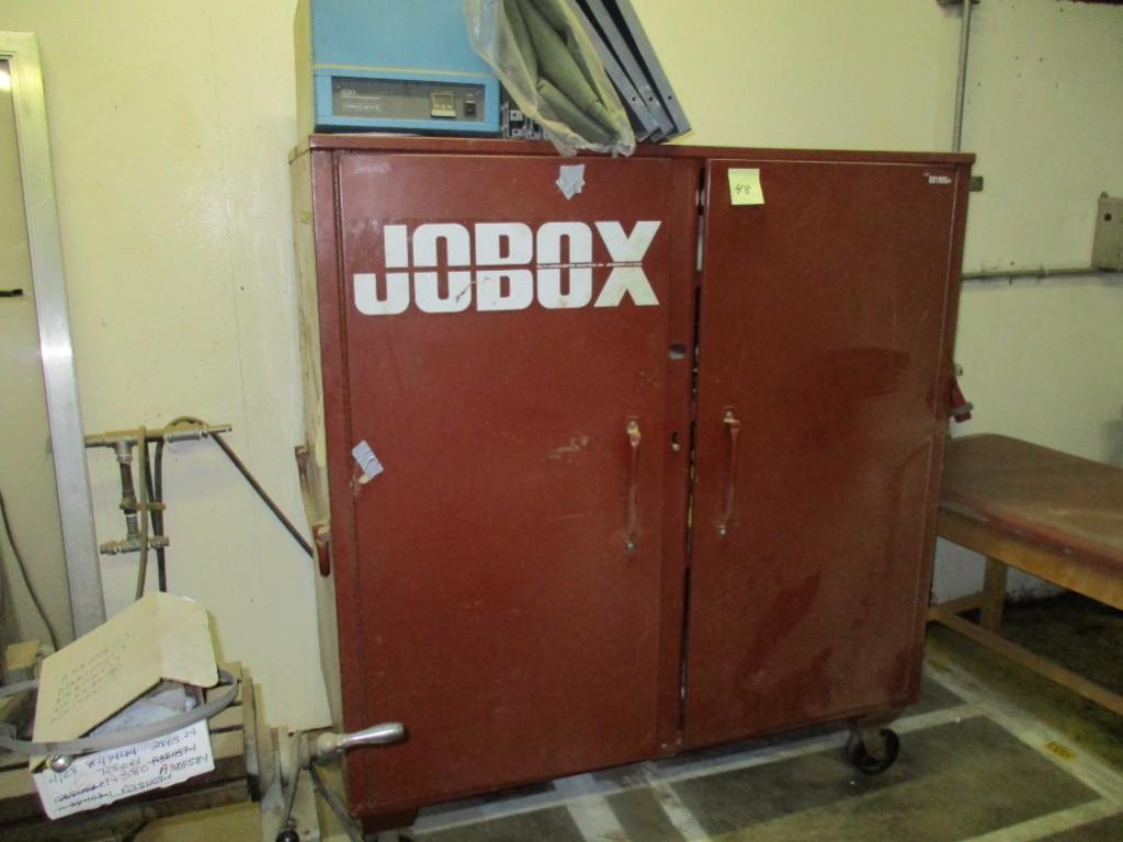 Jobox 2 door heavy duty steel gang box, Model 691990 R1, gangbox only