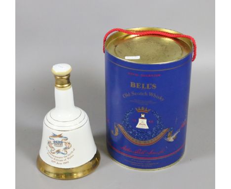 A boxed full and sealed Wade Bells old Scotch Whiskey Royal decanter and another full and sealed commemorative Wade Bells Whi