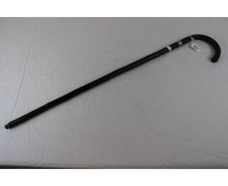 Vintage Ebonised Customs Officers Short Sword Stick