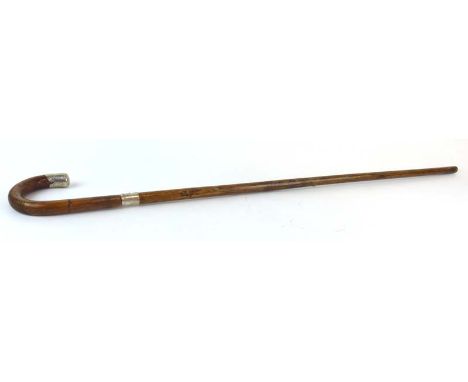 A silver mounted swordstick (dagger) by Ben Cox, London 1947 CONDITION REPORT: Sold as a collector's item