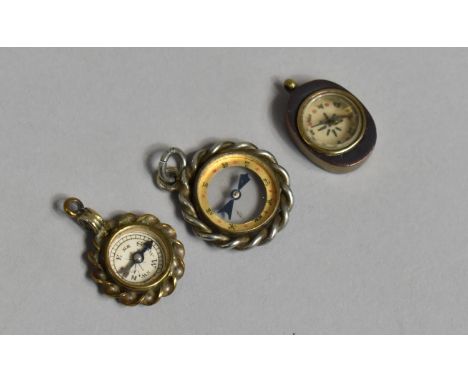 A Collection of Miniature Compass Fobs 