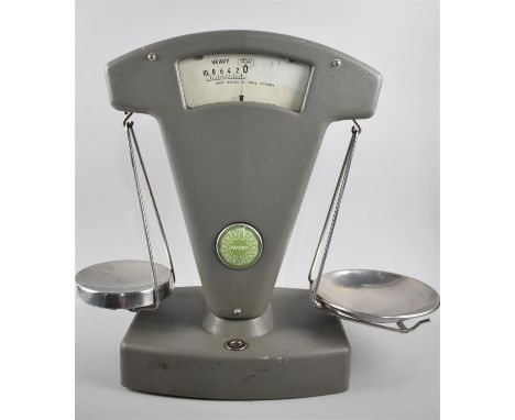 A Mid 20th Century Avery Table Top Balance Scales, 46cm high 