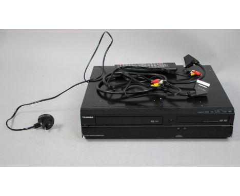 A Toshiba VCR/DVD Digital Recorder 