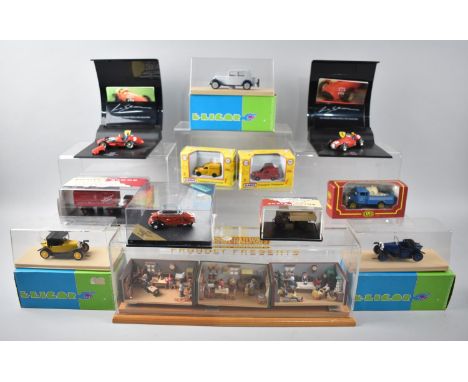 A Collection of Various Boxed Diecast Toys, Diorama in Hornby Railway Engine Box etc 