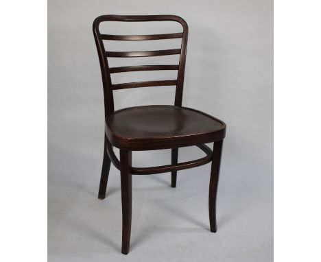 A Modern Bentwood Ladder Back Side Chair 