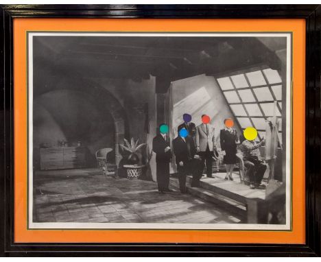 John Baldessari (b. 1931), signed limited edition lithograph in colours - Studio, 3 / 150, in glazed frame, 68cm x 88cm CONDI