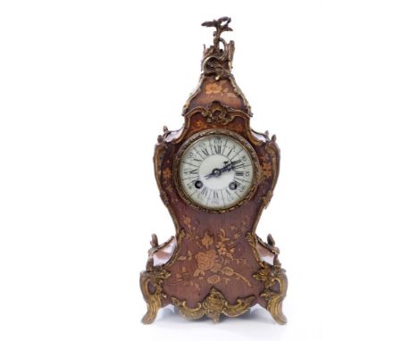 19th century French bracket clock with eight day movement, signed - A. D. Mougin and stamped - A. & N. 44944 Paris, striking 