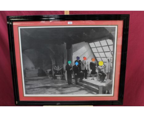 John Baldessari (b. 1931), signed limited edition lithograph in colours - Studio, 4 / 150, in glazed frame, 68cm x 88cm CONDI