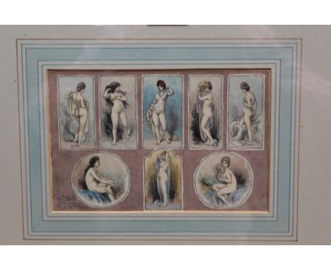 Collection of Victorian and later illustrations including:  'Kyd' Mrs Cuppins (Dickens), W. K. Haselden Punch cartoon, Meyer 