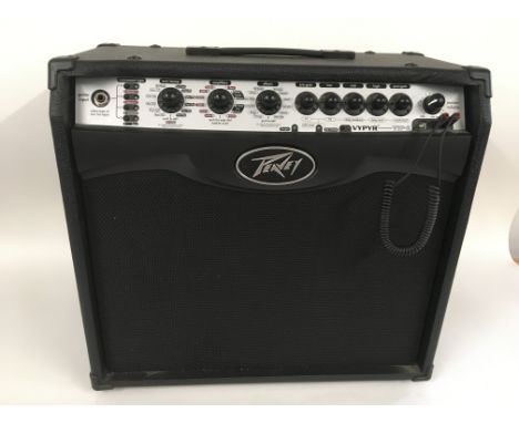 A Peavey Vypyr VIP-2 guitar amplifier. Comes with outer retail box.