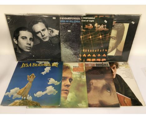 Thirteen folk rock LPs including Pentangle, Fairport Convention, Bob Dylan and others.