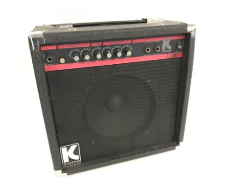 A Kustom 20W practice amplifier.
