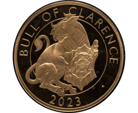 UNITED KINGDOM. Charles III, 2022-. Gold 500 pounds, 2023. Royal Mint. Proof. The fourth design in The Tudor's Beasts series,