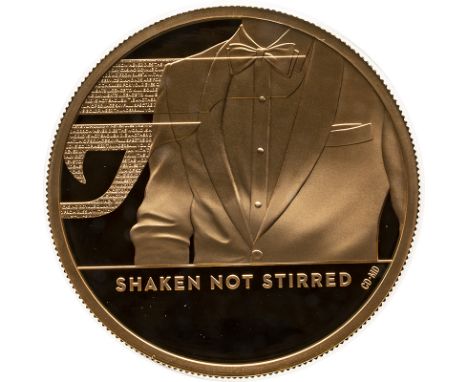 UNITED KINGDOM. Elizabeth II, 1952-2022. Gold 200 pounds, 2020. Royal Mint. Proof. Issued to celebrate the new James Bond mov