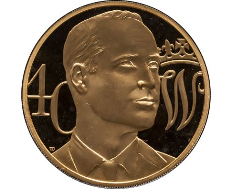 UNITED KINGDOM. Elizabeth II, 1952-2022. Gold 500 pounds, 2022. Royal Mint. Proof. A commemorative coin celebrating the 40th 