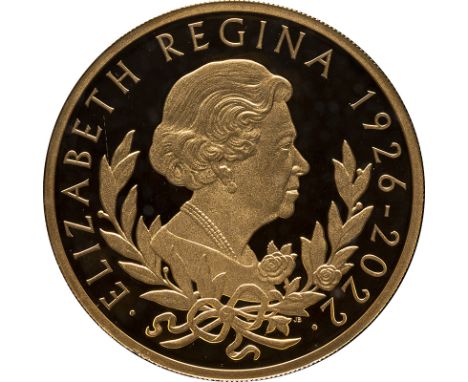 UNITED KINGDOM. Charles III, 2022-. Gold 500 pounds, 2022. Royal Mint. Proof. One of the first coins to be issued under the r
