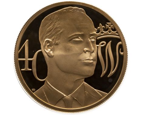 UNITED KINGDOM. Elizabeth II, 1952-2022. Gold 200 pounds, 2022. Royal Mint. Proof. A commemorative coin celebrating the 40th 