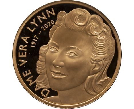 UNITED KINGDOM. Elizabeth II, 1952-2022. Gold 500 pounds, 2022. Royal Mint. Proof. Commemorates Dame Vera Margaret Lynn (1917