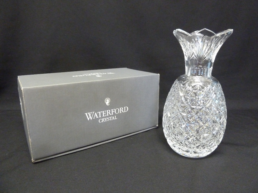 Waterford Crystal Pineapple Vase In Original Packaging