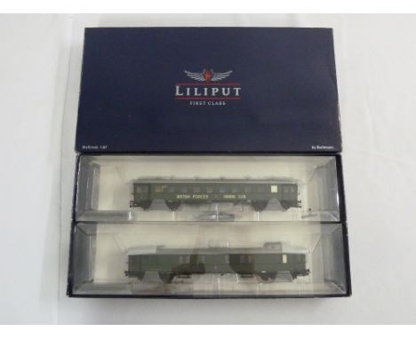 Bachman Liliput British Army train rolling stock in original packaging