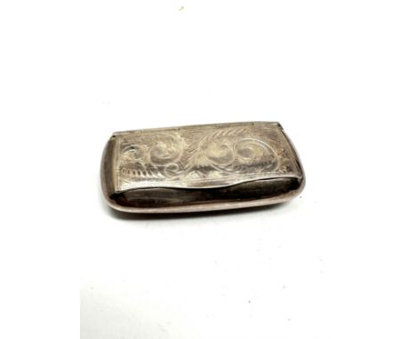 vintage silver snuff box 