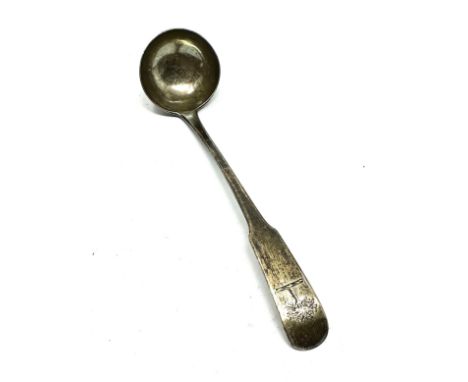 Georgian scottish silver sauce ladle spoon weight 15g